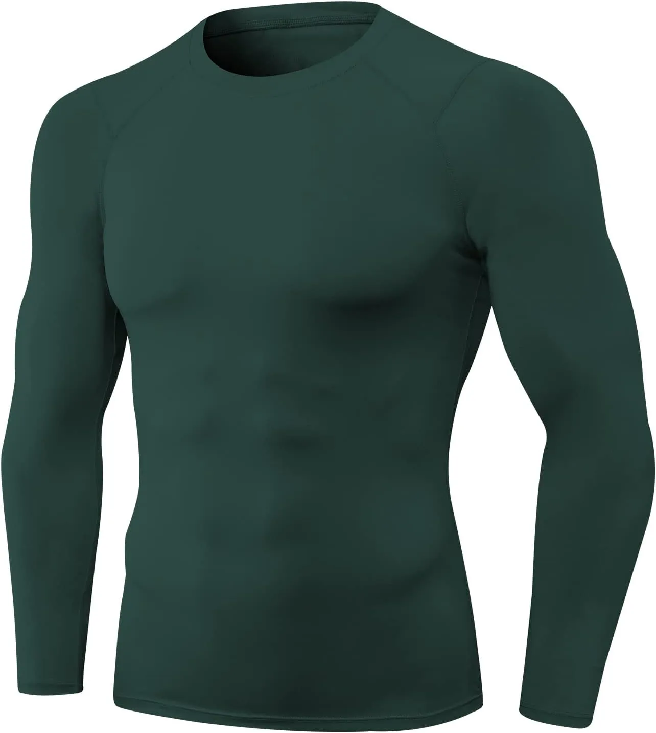 1/3 Pack Men's Compression Shirts Long Sleeve Athletic Workout Base Layer Quick Dry Fit Basketball Football Tops Undershirts
