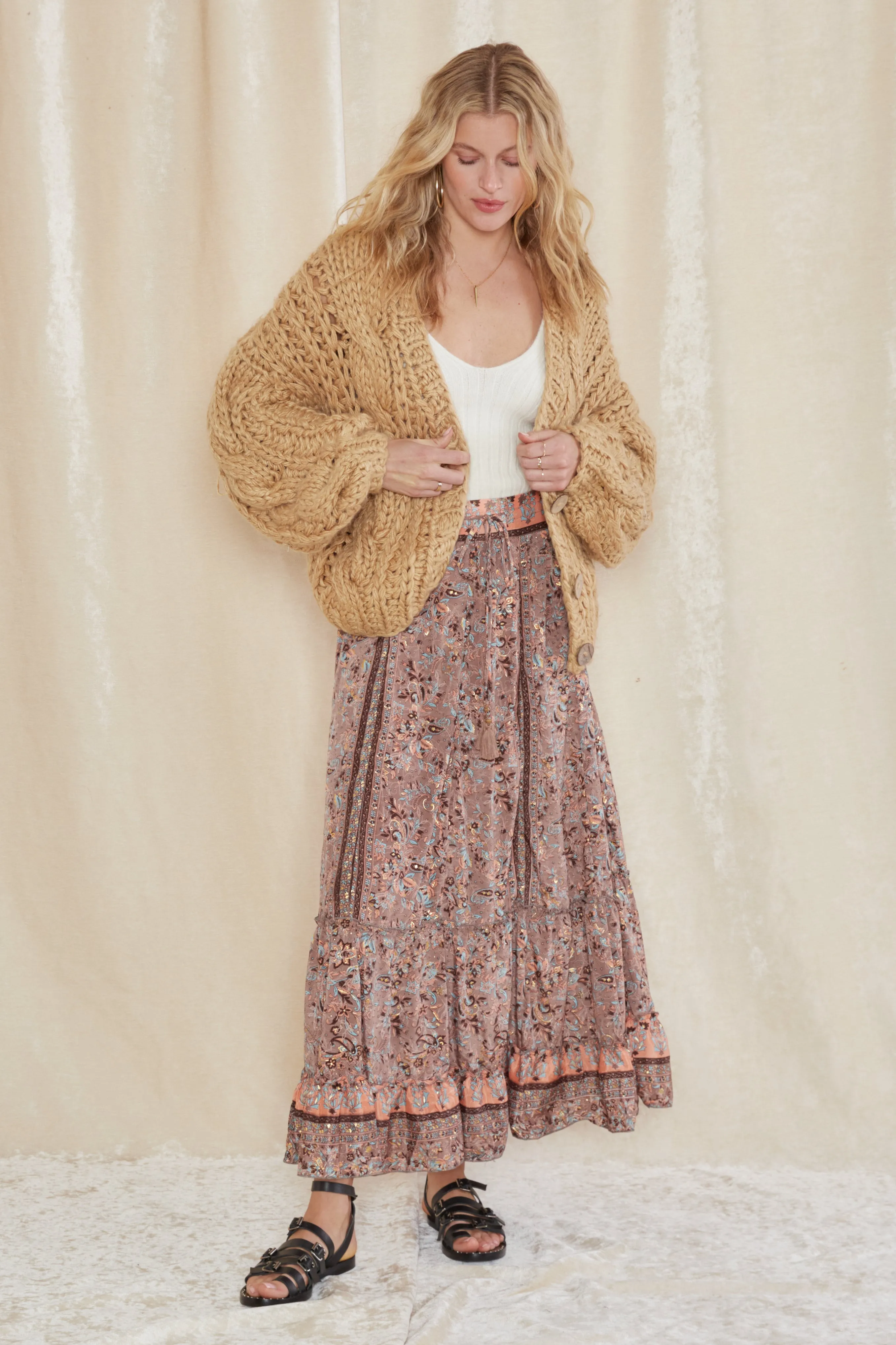 Alaska Cable Knit Cardigan