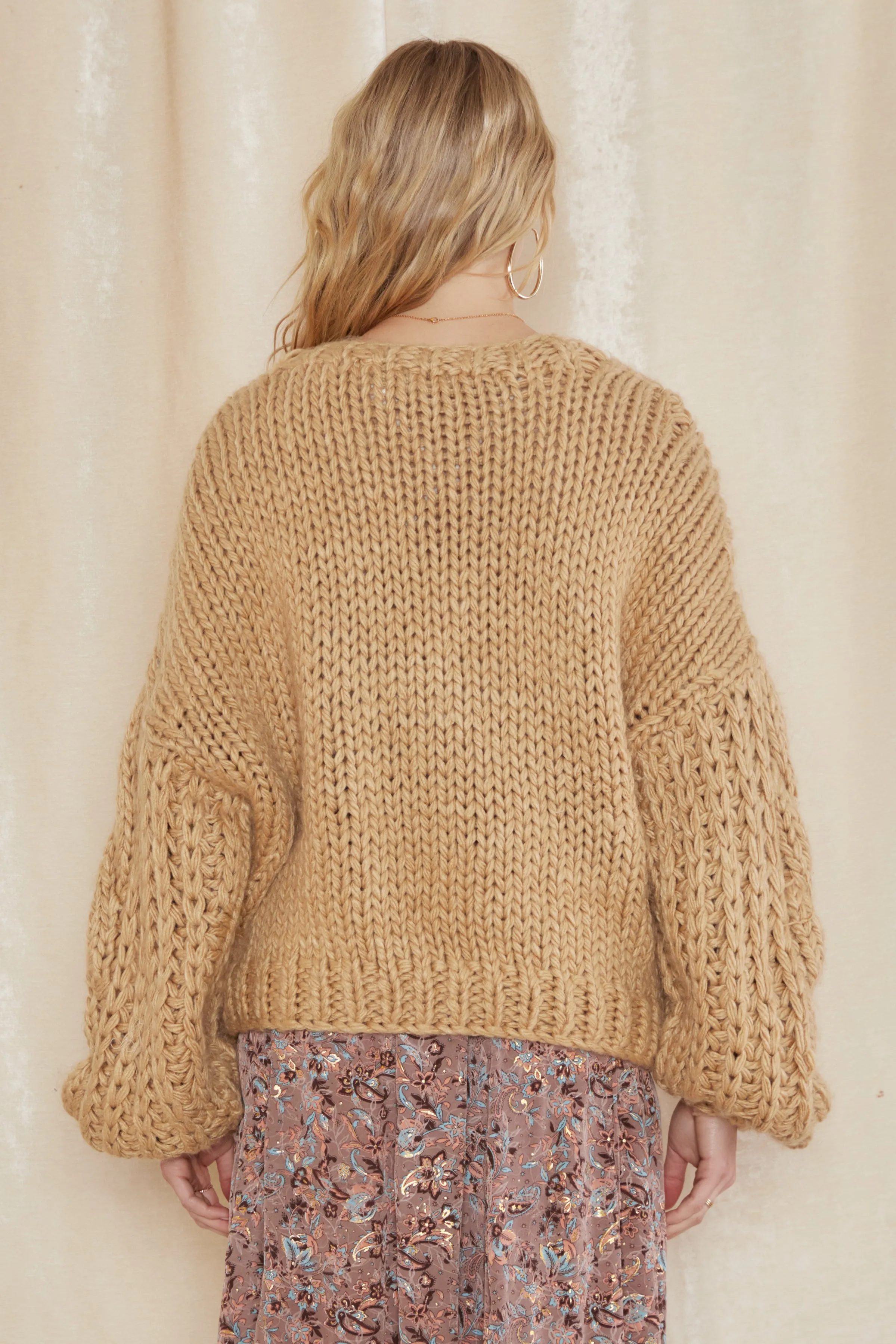 Alaska Cable Knit Cardigan
