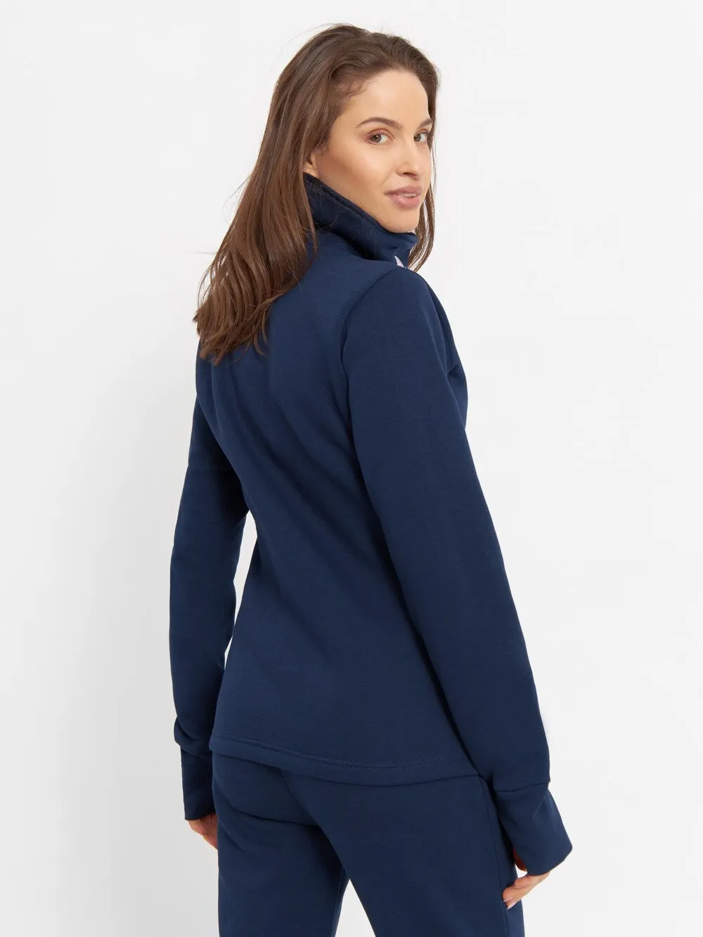 Bench HAYLO zip-up sweatshirt, dark blue