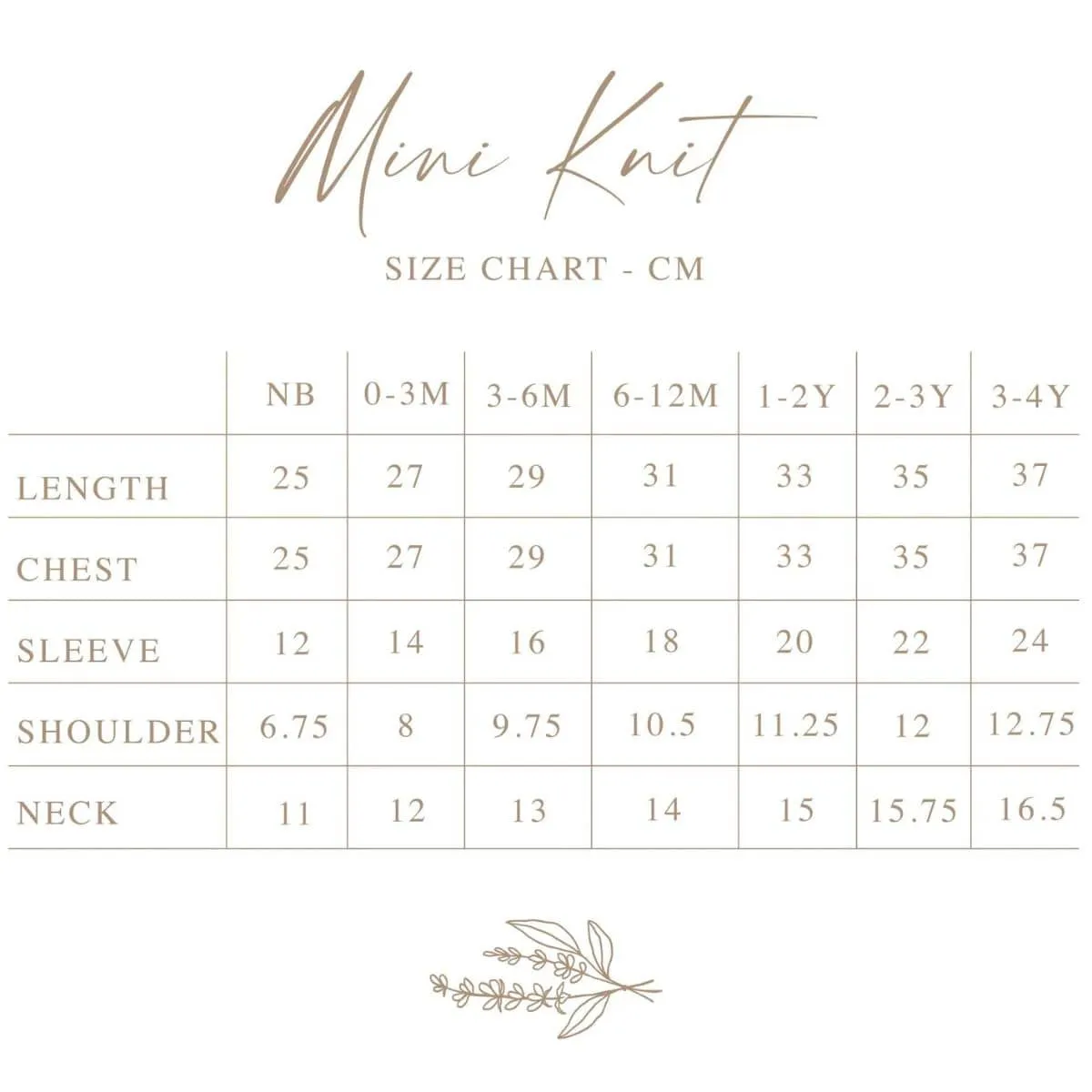 Blossom & Pear Mini Knit Sweater - Fawn