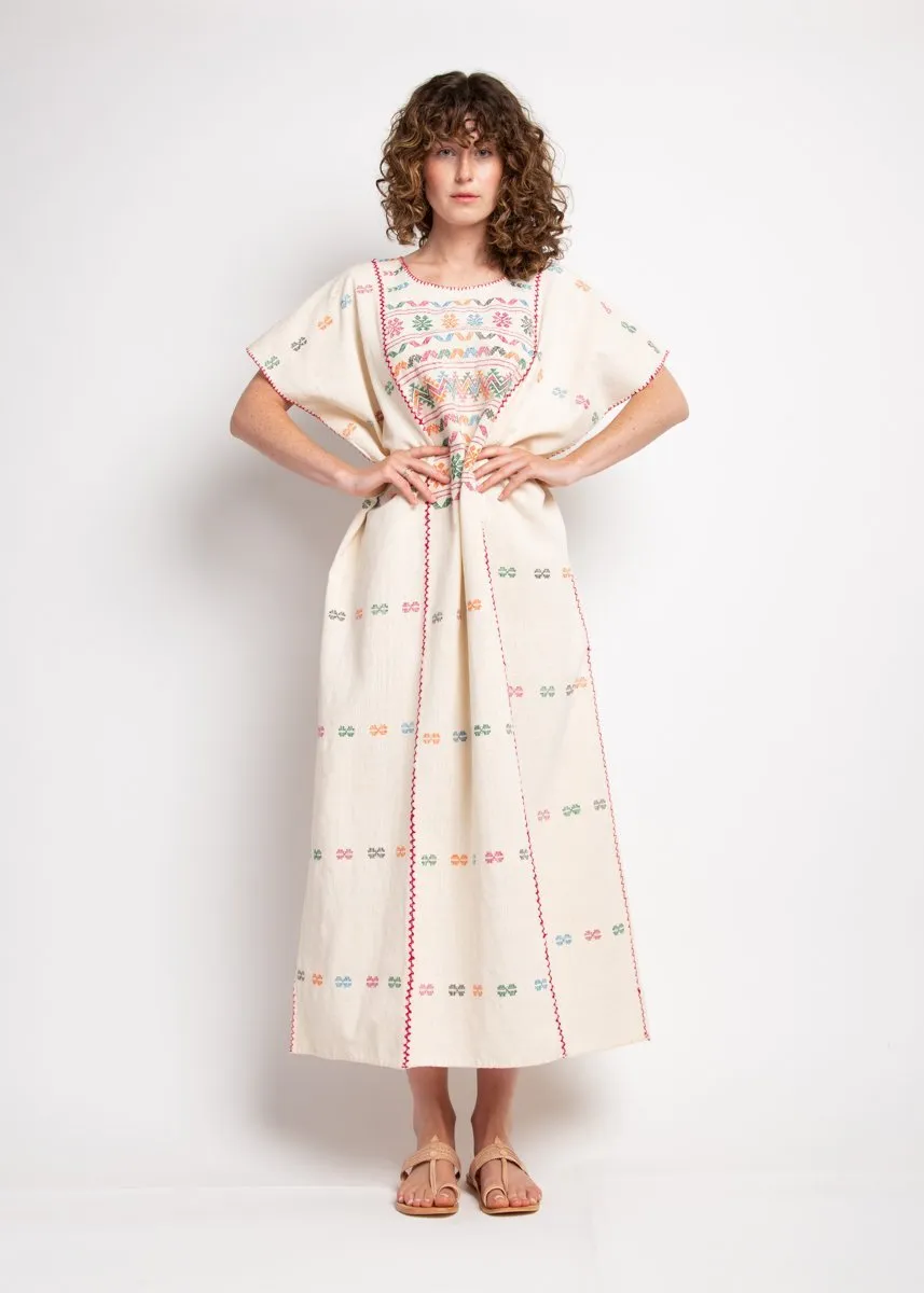 Carmen Handwoven Long Huipil