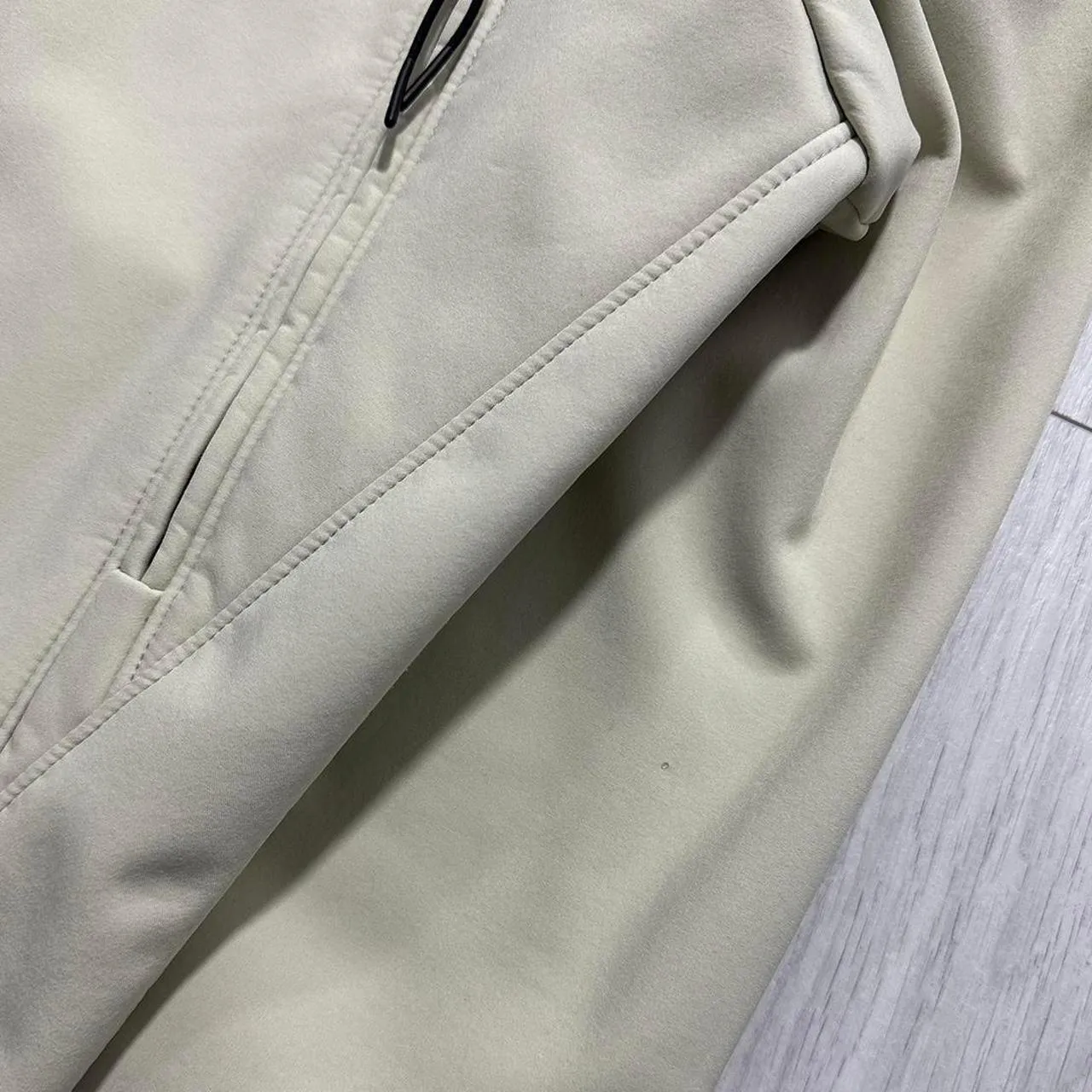 CP Company Cream Soft Shell Goggle Jacket