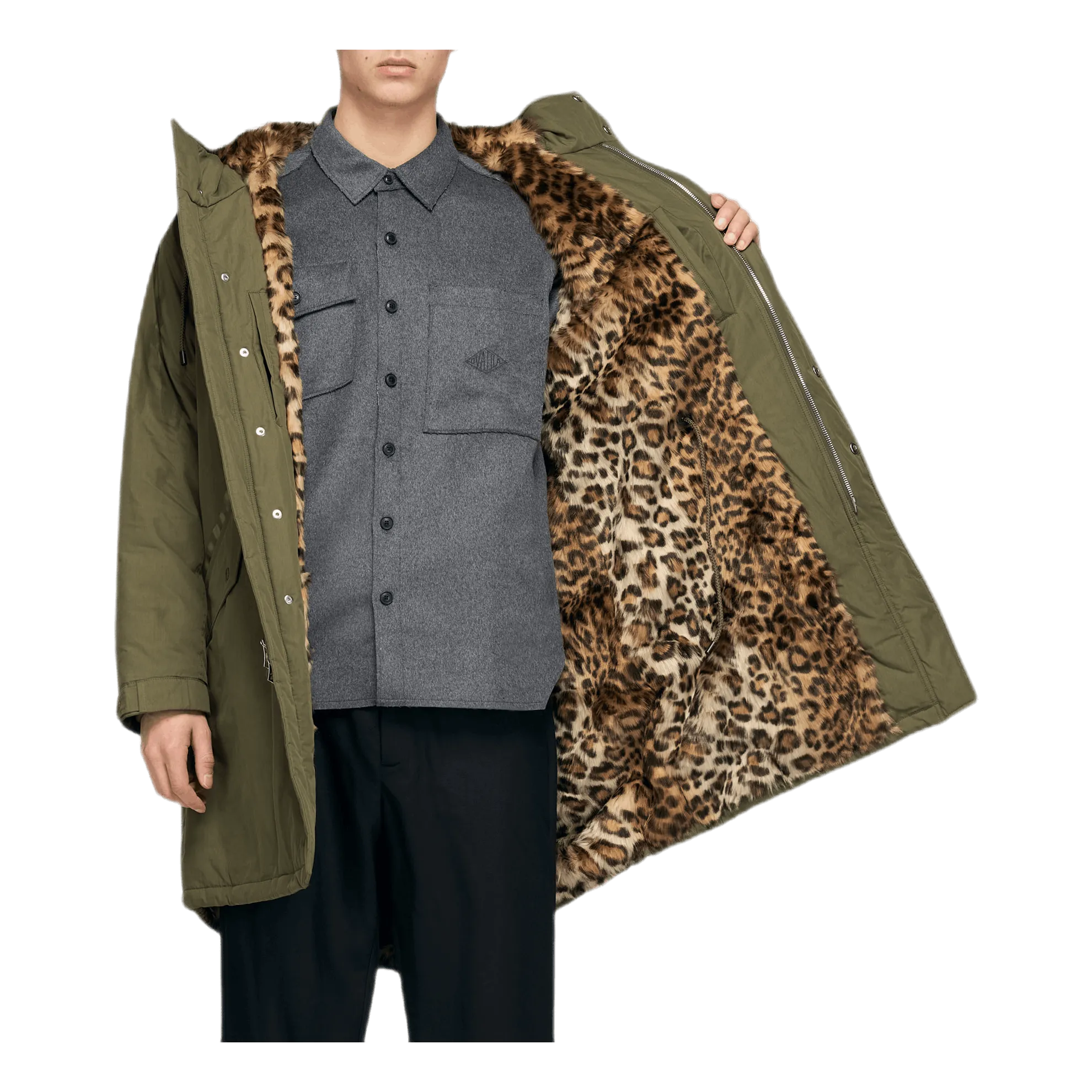 Dawn Lined Fishtail Parka Green