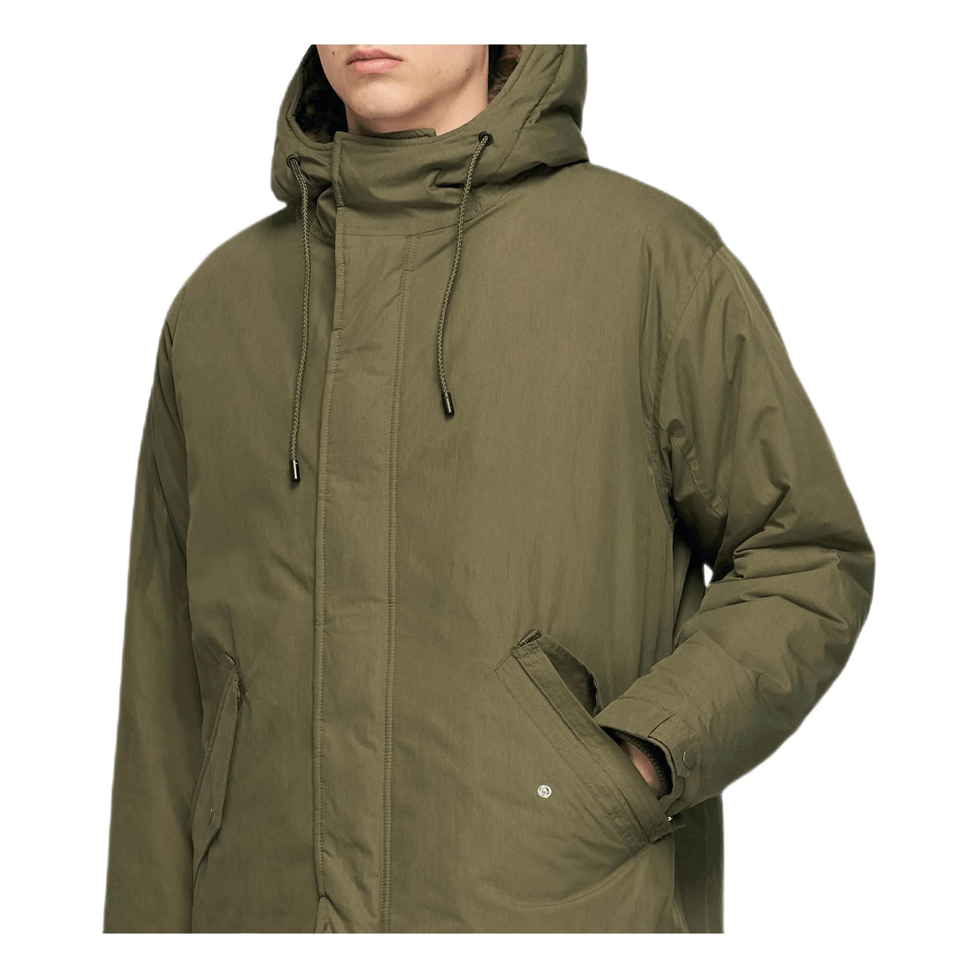 Dawn Lined Fishtail Parka Green