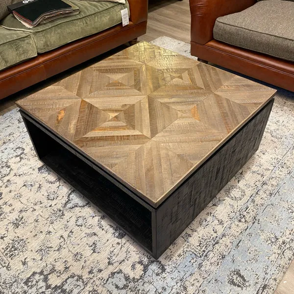 Ex Display Burma Teak Square Coffee Table