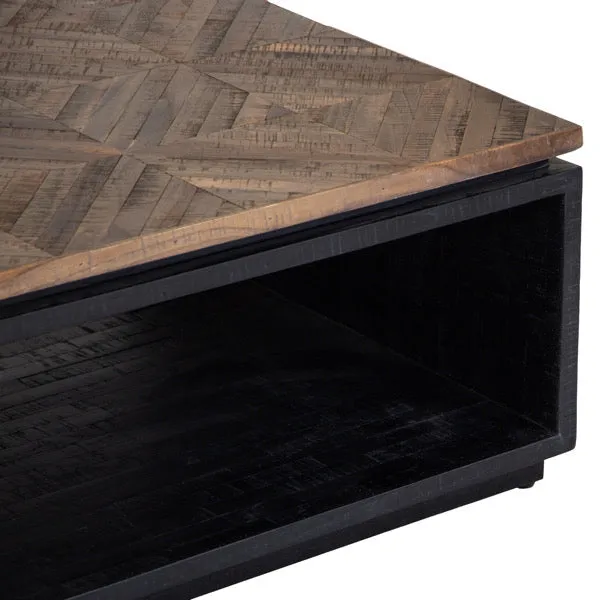 Ex Display Burma Teak Square Coffee Table