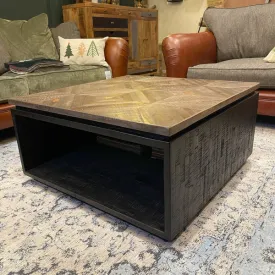 Ex Display Burma Teak Square Coffee Table
