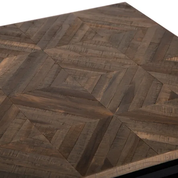 Ex Display Burma Teak Square Coffee Table
