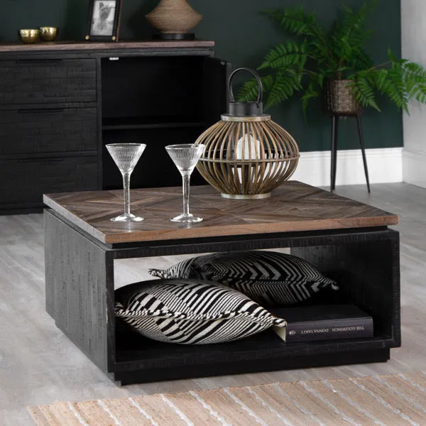 Ex Display Burma Teak Square Coffee Table