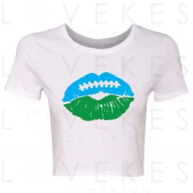 Gameday Lips College Crop Top