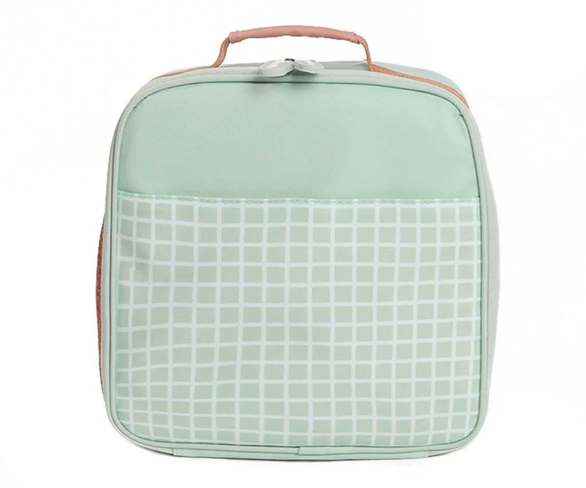 Monnëka Thermal Lunch Bag | Stripes Sage