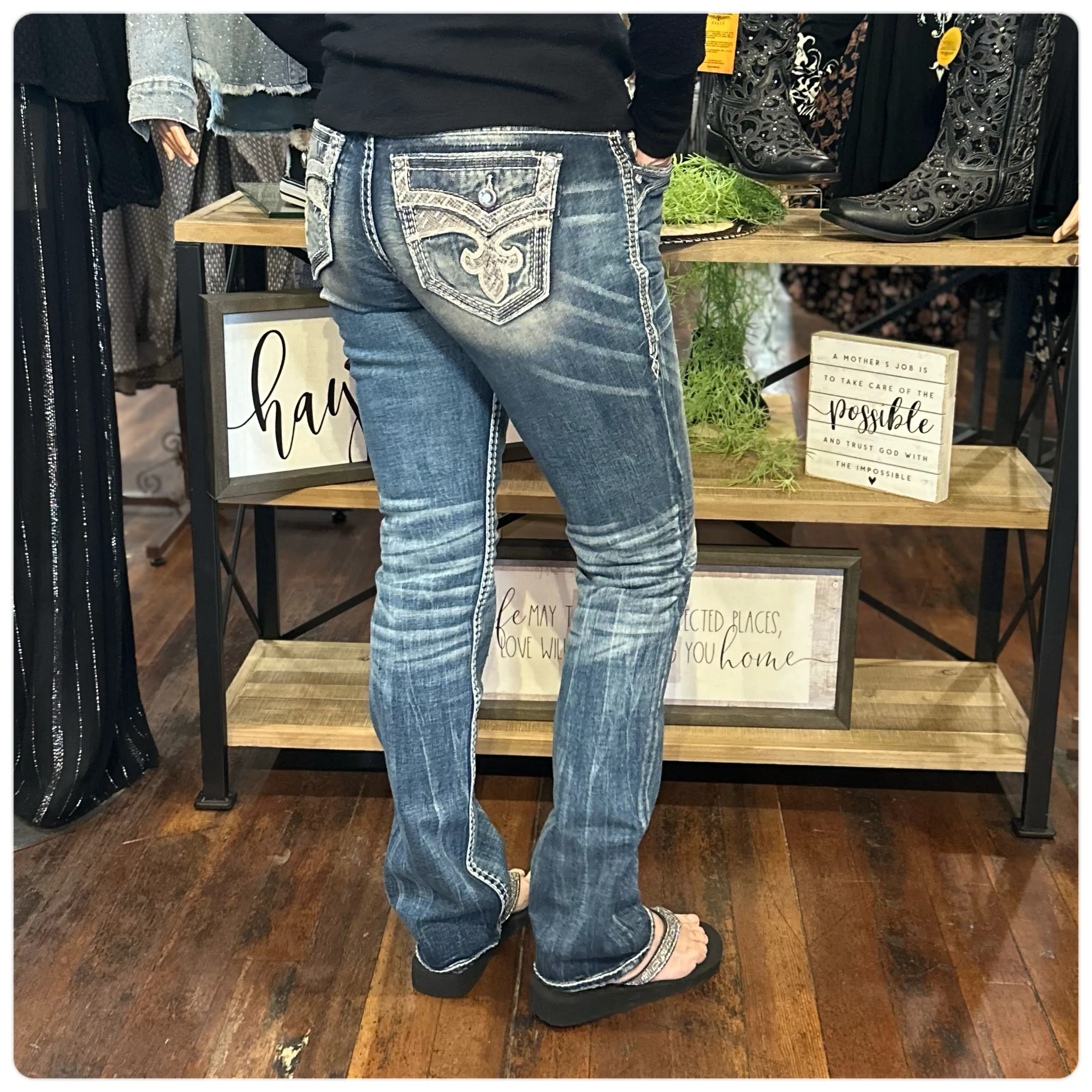 Rock Revival Yui Straight Jean