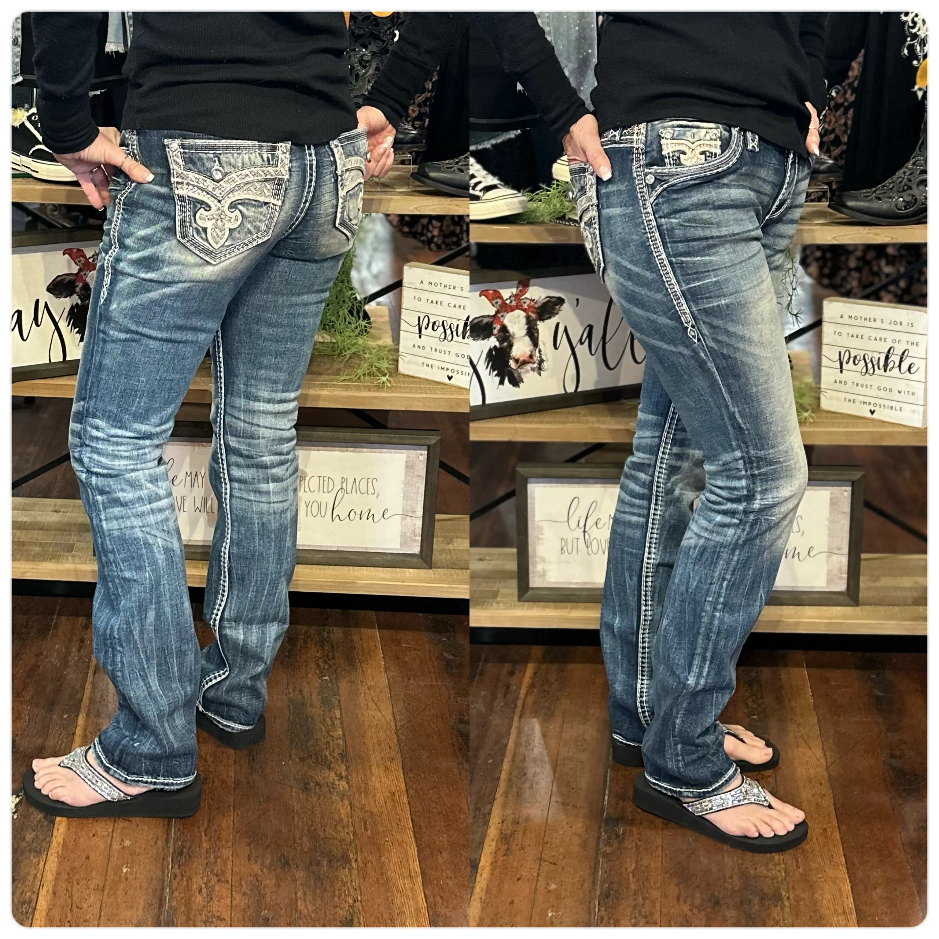 Rock Revival Yui Straight Jean