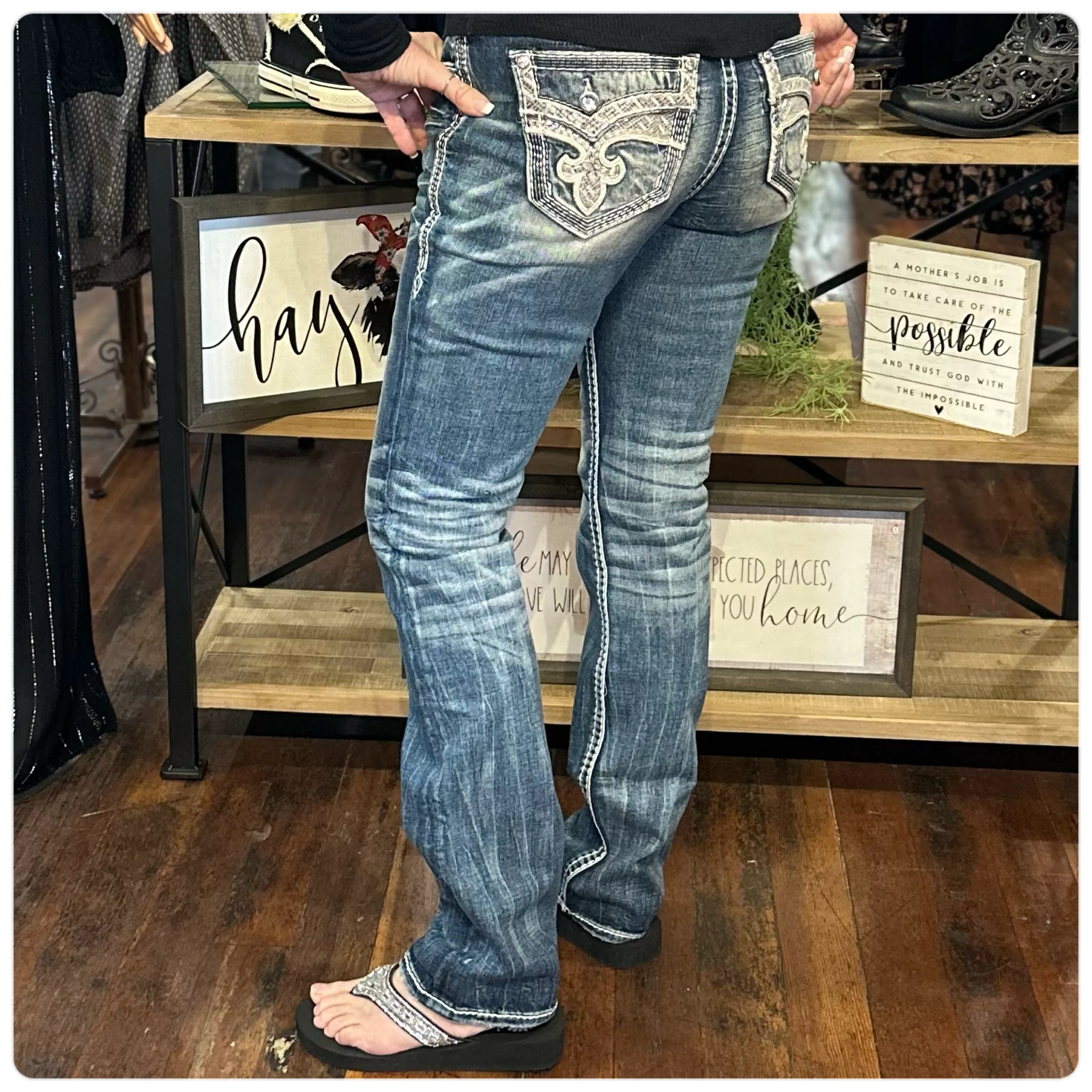 Rock Revival Yui Straight Jean