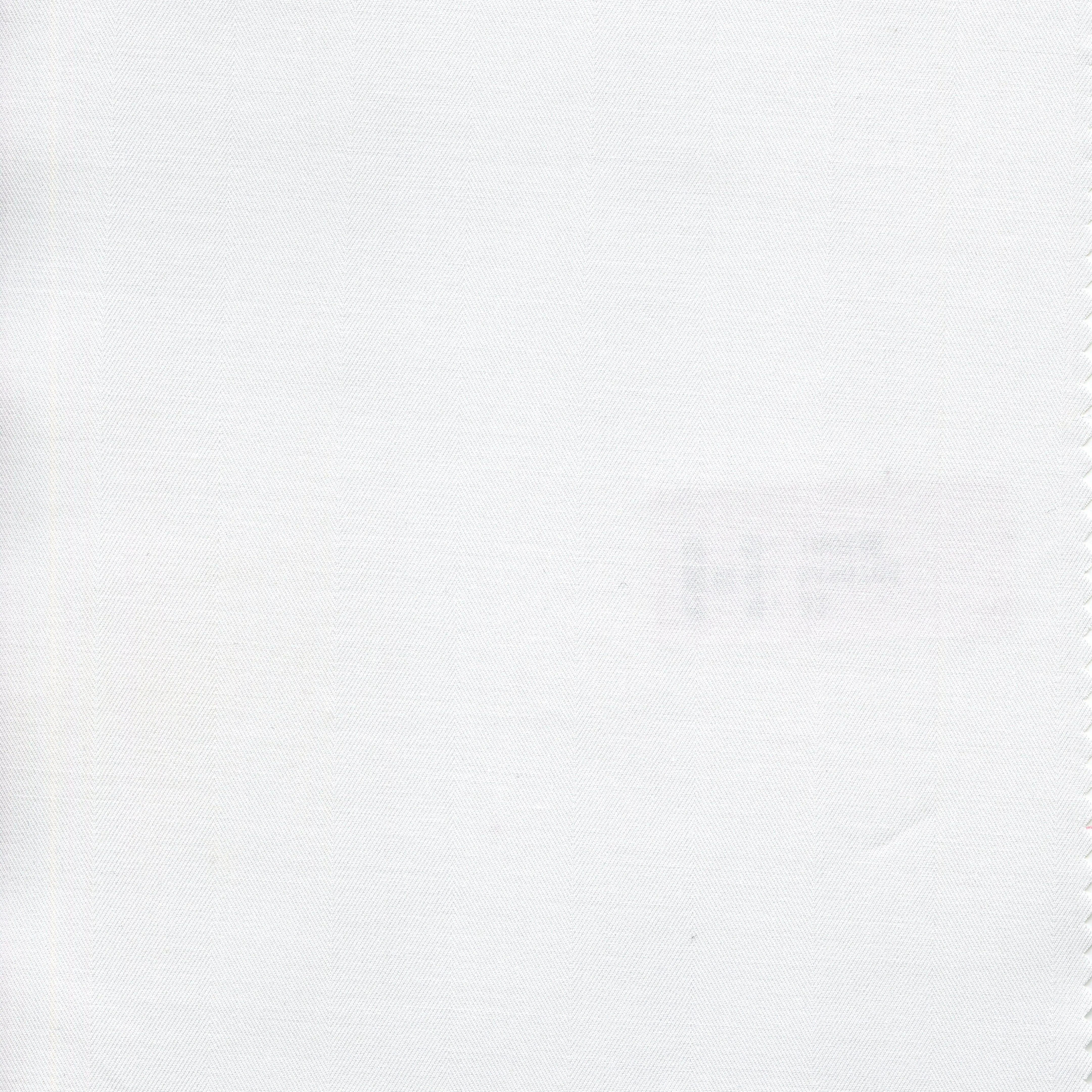 Solid White Fine Herringbone Classic Custom Shirt 100c 140/2*70 Sas670a