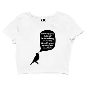 The Beatles Crop Top - Blackbird