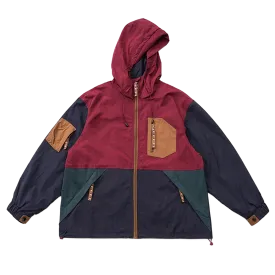 Unusual Original Tri-Tone Zip Up Windbreaker
