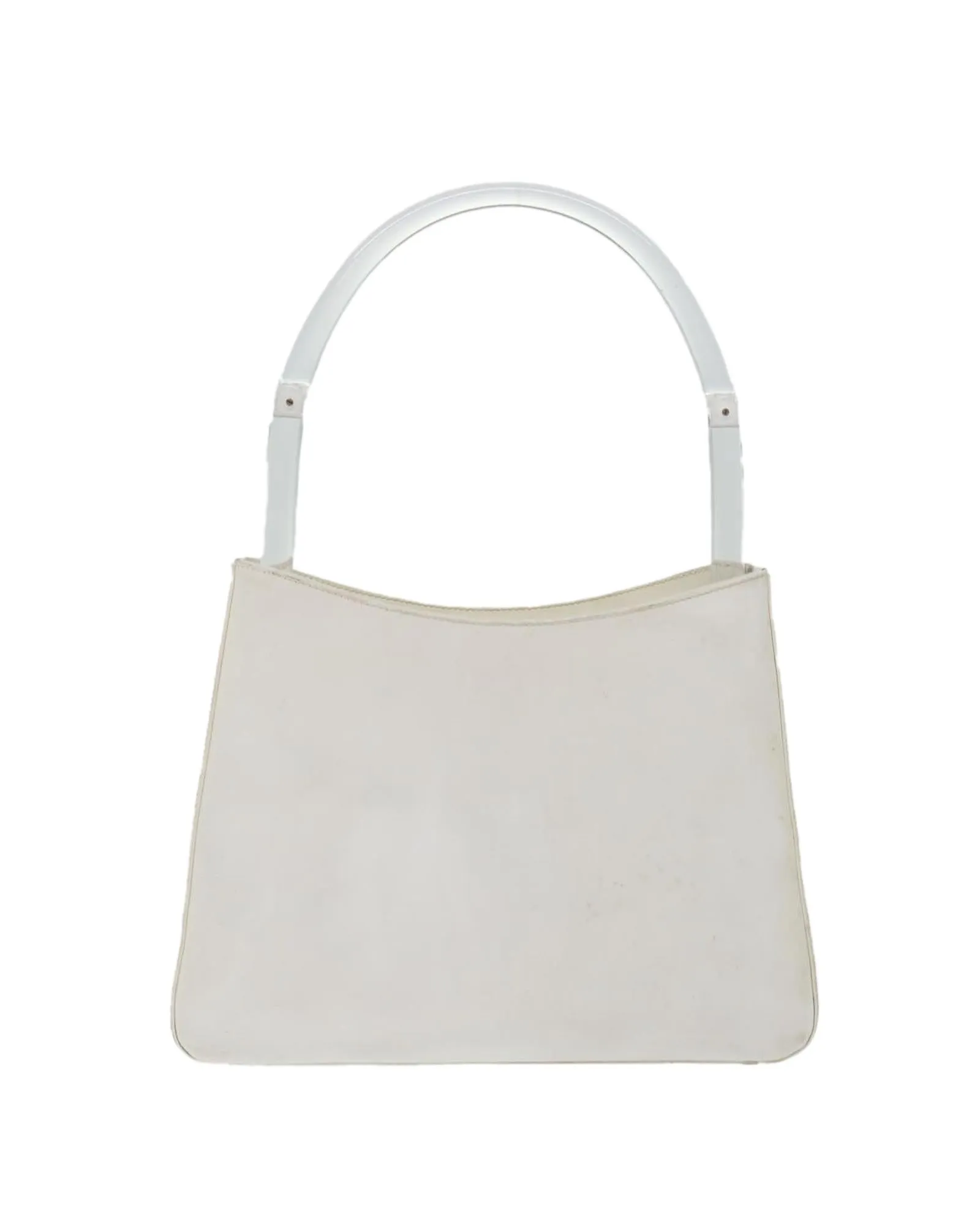 White Patent Leather Shoulder Bag