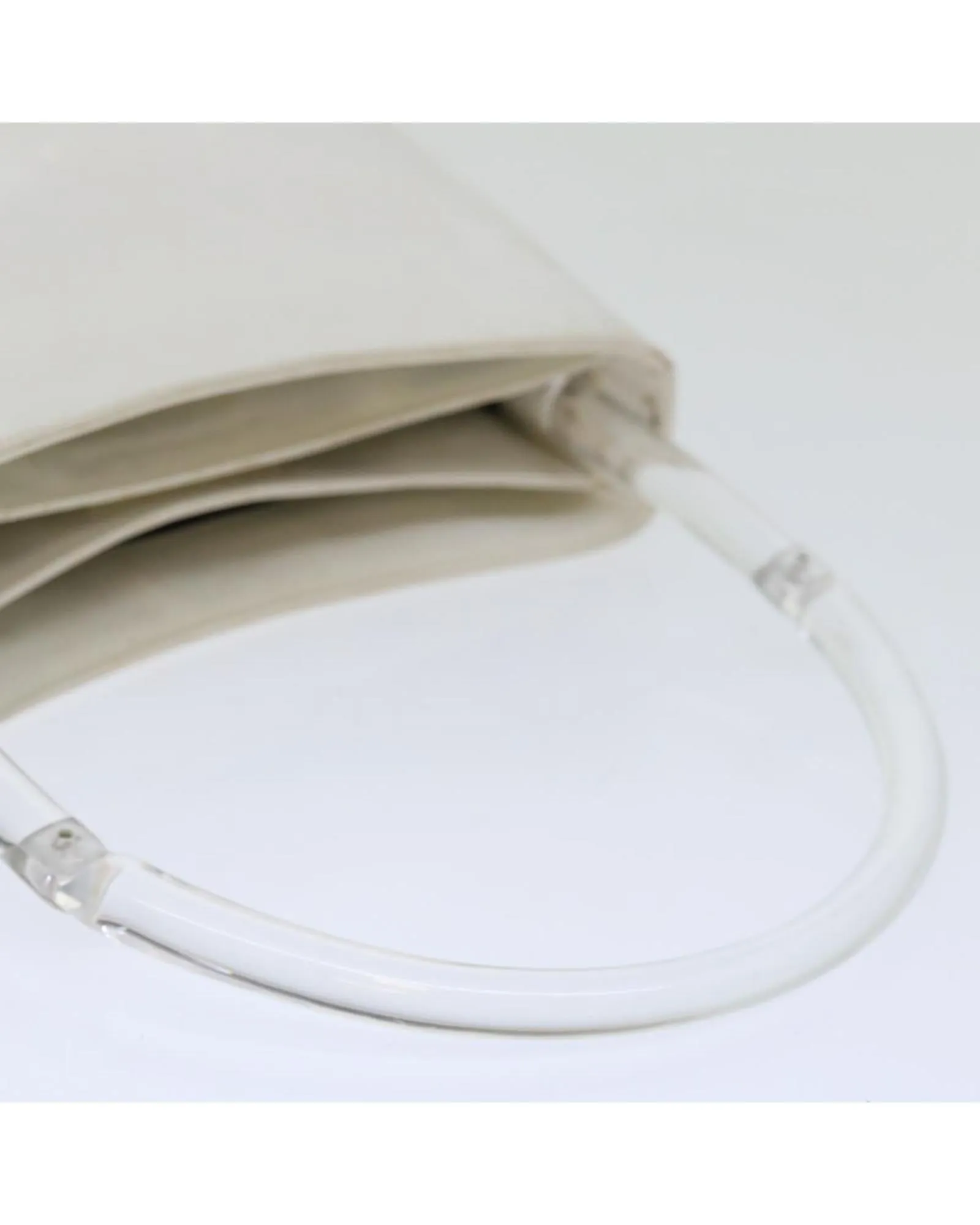 White Patent Leather Shoulder Bag